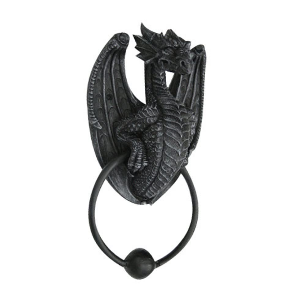 Pacific Giftware 7 Inch Dragon Gargoyle Bust Resin Door Knocker Statue Figurine