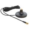 HQRP Set: 2 PCS 3M RP-SMA WiFi Antenna Extension Cable Connector Magnetic Base Compatible with ASUS WL-500g / WL-500g-C/WL-550gE / WL-500g-X + HQRP Coaster view 2
