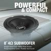 BOSS Audio Systems CXX8 8 Inch Car Subwoofer - 600 Watts Maximum Power, Single 4 Ohm Voice Coil, Easy Mounting, Sold Individually view 4