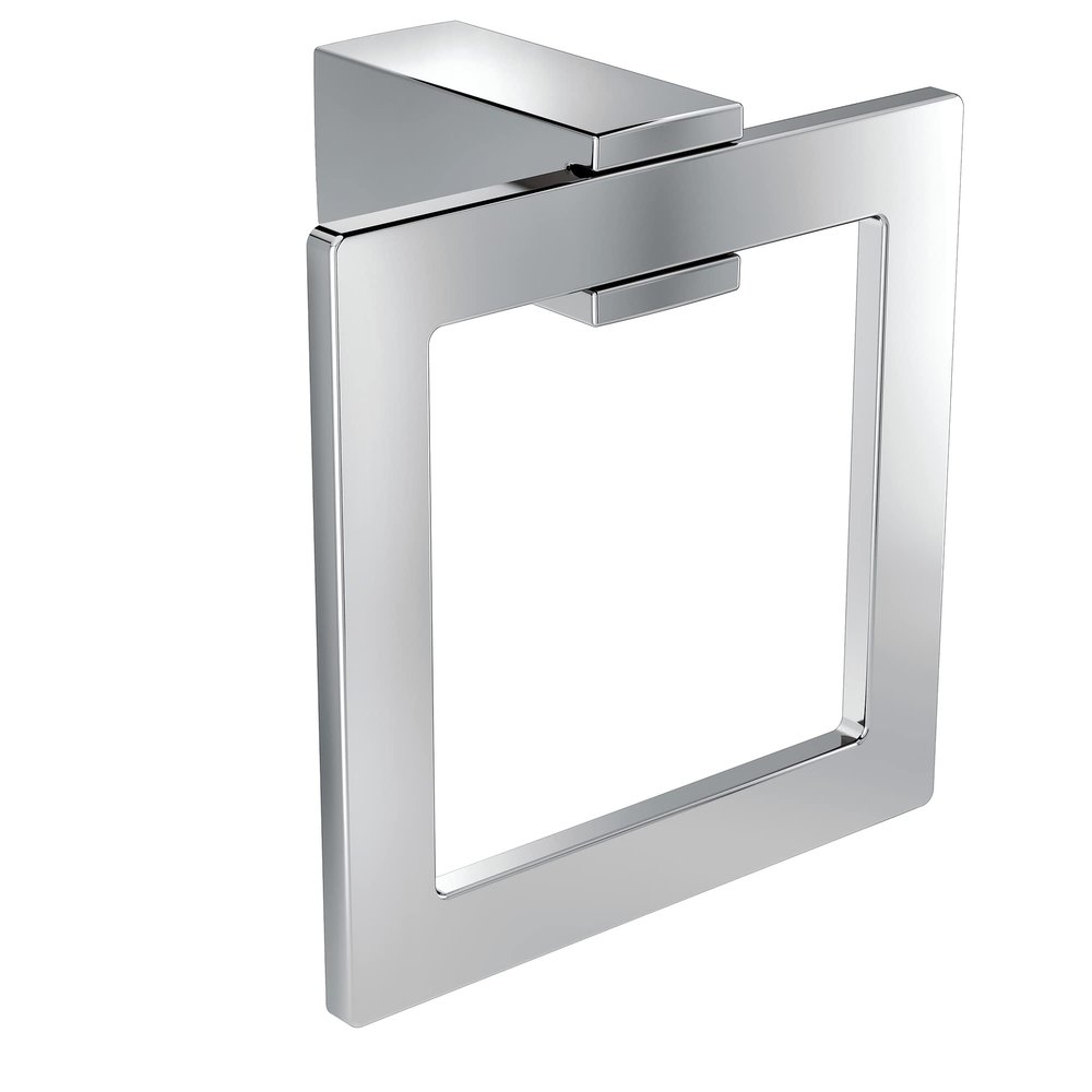 Moen Kyvos Collection Chrome Modern Bathroom Hand Towel Ring, BP3786CH