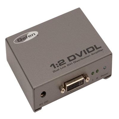 Gefen EXT-DVI-142DLN Dual Link 1: 2 DVI DL Distribution Amplifier Black