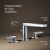 Kohler 73060-4-CP Composed Widespread Bathroom Sink Faucet with Lever Handles, 1.2 gpm, Polished Chrome view 3