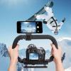 3-Shoe DSLR/Mirrorless/Action Camera Camcorder Phone Stabilizer Expansion Cage Mount Moviemaking Holder Rig YouTube Tiktok Vlogging Video Kit Compatible with GoPro Canon Nikon Sony iPhone Android view 2