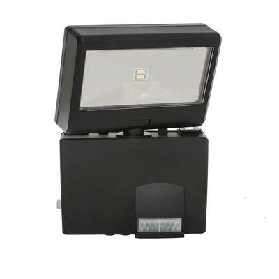 Maxsa 44311 Motion-Activated Security Spotlight, Solar-Powered Durable Outdoor Light. Low Profile, Black