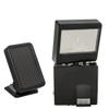 Maxsa 44311 Motion-Activated Security Spotlight, Solar-Powered Durable Outdoor Light. Low Profile, Black view 3