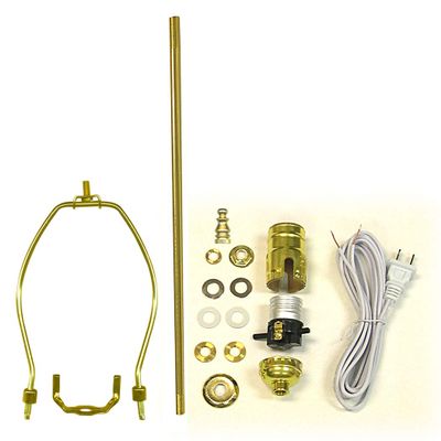 National Artcraft 15" Gold-finish Lamp Making Kit (Pk/1)