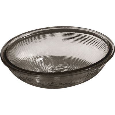 KOHLER K-2741-TG3 Whist, ARTIST EDITIONS Oval Glass Under Mount Bathroom Sink, Translucent Doe