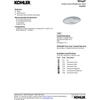 KOHLER K-2741-TG3 Whist, ARTIST EDITIONS Oval Glass Under Mount Bathroom Sink, Translucent Doe view 4