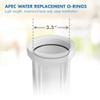 APEC Replacement ORing for ROES-50 3.5" OD Reverse Osmosis Water Filter Housings, O-Ring (3 pcs O-Ring-Set-A) view 4