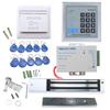 AGPTEK RFID Door Access Control System Kit, Home Security System with 280kg 620LB Electric Magnetic Lock 110-240V AC to 12v DC 3A 36w Power Supply Proximity Door Entry keypad 10 Key Fobs EXIT Button view 1