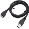 ITD ITANDA USB 3.0 Micro Cable, 3.3FT, Heavy Duty High Speed Hard Drive Cable, USB 3.0 A to Micro B Compatible with Seagate, WD, Toshiba, Westgate, Samsung Galaxy S5, Note 3, Note Pro 12.2 view 2