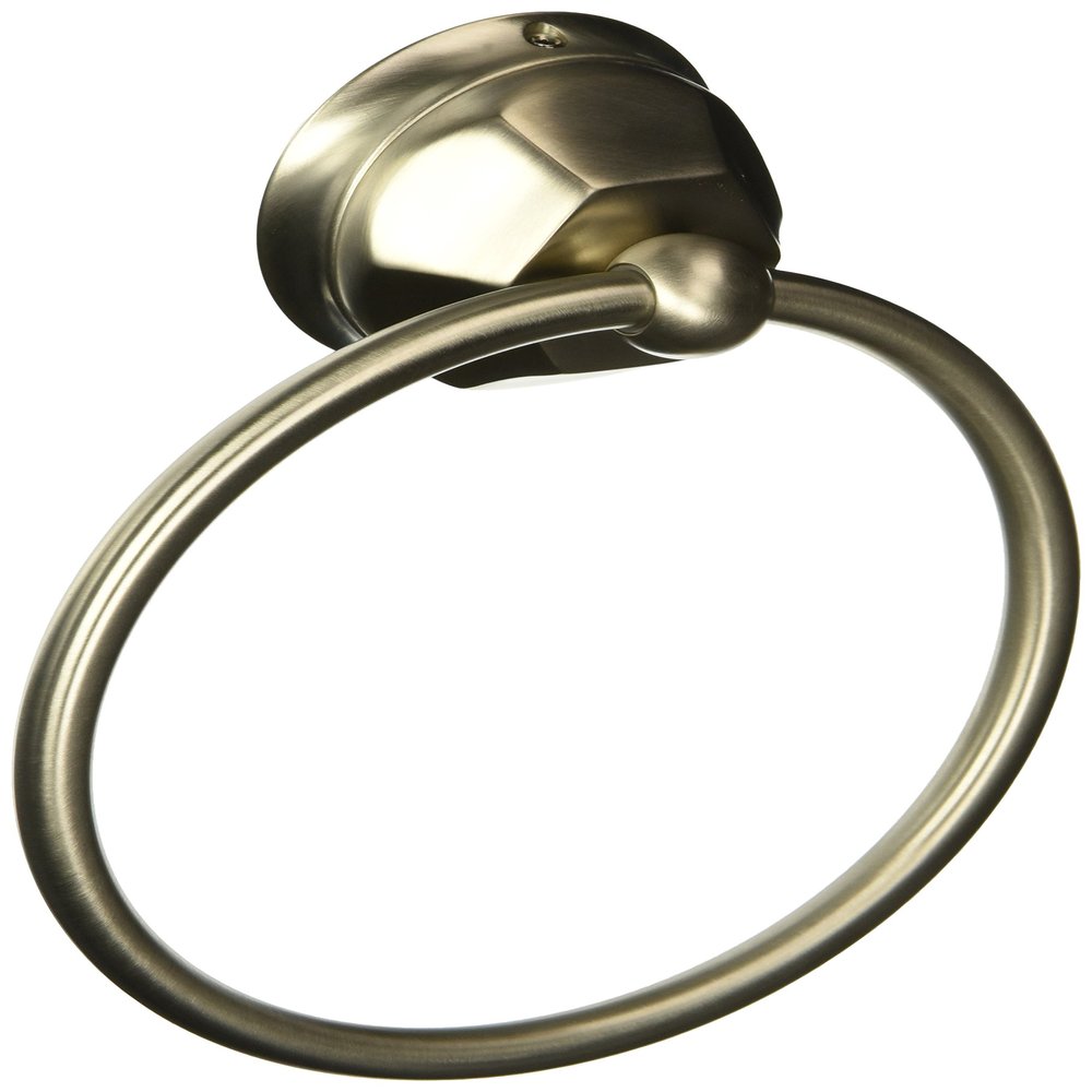 Rohl A6885STN Ac407Lm-Apc A6885 Palladian Towel Ring, 6", Satin Nickel