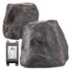 OSD Audio 5.25" 120W Wireless Bluetooth Outdoor Rock Speaker  Weather Resistant, Slate Dark Grey - BTR-150 view 1