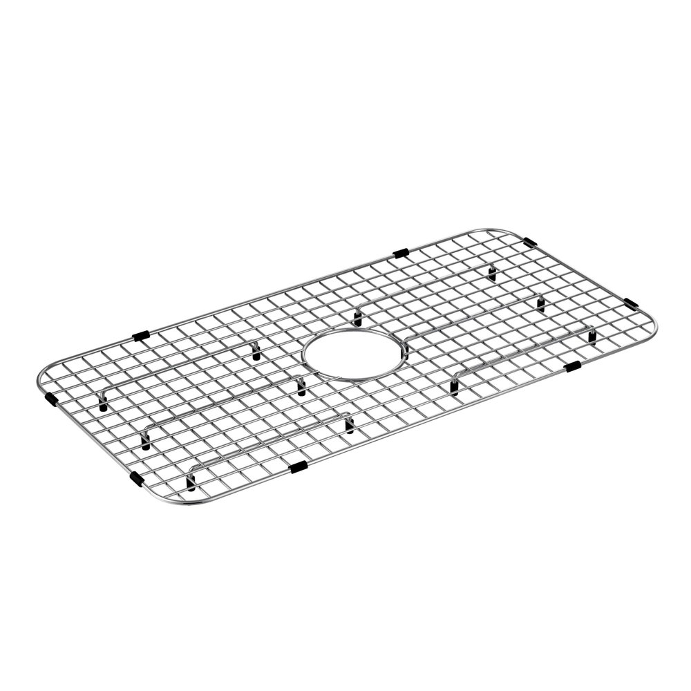 Moen GA719 Collection Stainless Steel Center Drain Bottom Grid Sink Accessory for Sink Bowls 29-Inches X 16-Inches
