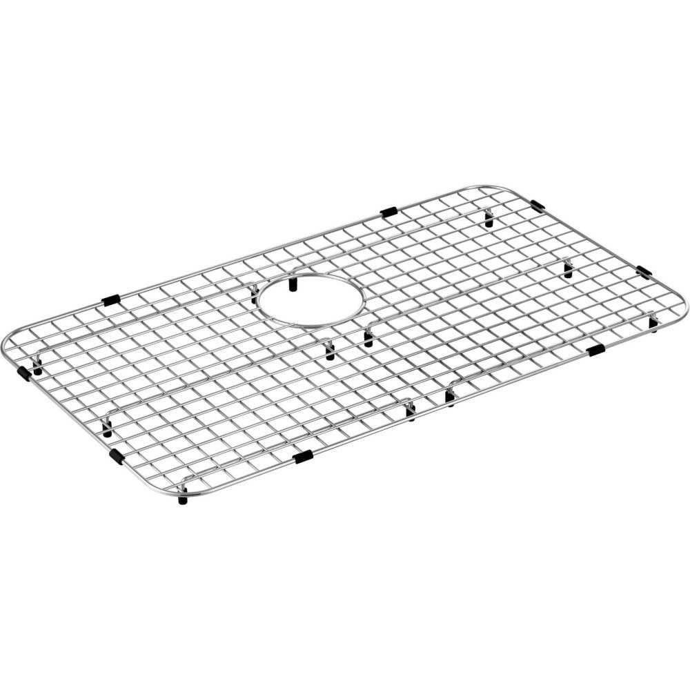 Moen GA771 Stainless Steel Rear Drain Bottom Grid Sink Accessory 27 x 16, Stainless