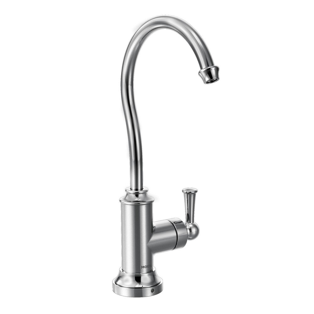 Moen Chrome Sip Traditional Cold Water Kitchen Beverage Faucet with Optional Filtration System, S5510