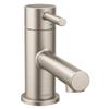 Moen 6191BN Align One-Handle Single Hole Low Profile Modern Bathroom Faucet with Drain Assembly, Brushed Nickel view 1