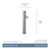 Moen Align Chrome One-Handle Single Hole Modern Vessel Sink Bathroom Faucet, 6192 view 4