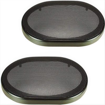 6" x 9" Universal Steel Mesh Protective Speaker Grills-Pair
