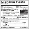 TCP LED Torpedo 40W Equivalent (5W), Soft White (2700K), Dimmable, ENERGY STAR Certified, Candelabra Base Light Bulb (3 Pack) view 3