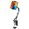 suptek Aluminum Alloy Cell Phone Desk Mount Stand 360 Tablet Stand and Holders Adjustable for iPad, iPhone, Samsung, Asus and More 4.7-11 inch Devices, Good for Bed, Kitchen, Office (YF208B) view 1