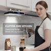 iLive Bluetooth Under Cabinet Radio with Clock, Timer & LED Kitchen Light view 4