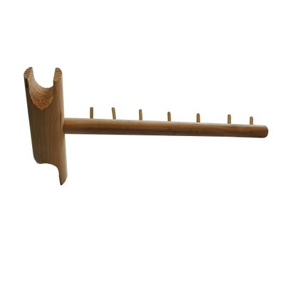 Master Garden Products MGP Log Wood Dowel Rack Waterfall Style Attachment 16" L