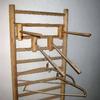 Master Garden Products MGP Log Wood Dowel Rack Waterfall Style Attachment 16" L view 2
