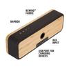House of Marley - Get Together Bluetooth Portable Bluetooth Speaker and Audio System - 3.5 Woofer & 1 Tweeters, 30m Wireless Range, 8 Hour Playtime, Sustainably Crafted, Signature Black view 3