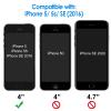 JETech Case for iPhone SE 2016 (Not for 2020), iPhone 5s and iPhone 5, Non-Yellowing Shockproof Phone Bumper Cover, Anti-Scratch Clear Back (Clear) view 2