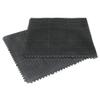 Rubber-Cal Revolution Diamond-Plate Interlocking Rubber Floor - 12mm x 36 in x 36 in Rubber Tiles - Black - 2 Pack view 1