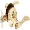 SCHLAGE Lock Company F51ACC605KA4 Accent Keyed Entry Panic Proof Door Lever, Polished Brass view 2