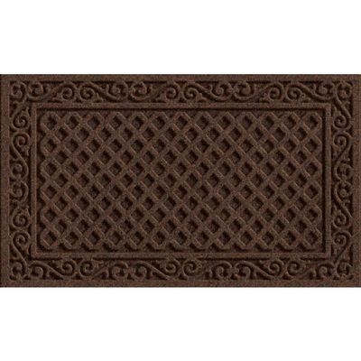 Doormat Iron Lat 18x30 Walnut