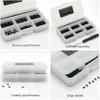 Mcsher 300pcs M1.4 Series Screws Set for Android Smartphone, Watches, GlassesSmall Electronic Products Phillips Wafer Head, Black Zinc, 6 Size, with Screw Driver view 2