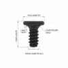 Mcsher 300pcs M1.4 Series Screws Set for Android Smartphone, Watches, GlassesSmall Electronic Products Phillips Wafer Head, Black Zinc, 6 Size, with Screw Driver view 4