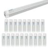 LUMINOSUM 6ft T8 LED Shop Light Fixture V-Shaped Linkable 42W 6000K 20 Pack view 1