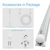 LUMINOSUM 6ft T8 LED Shop Light Fixture V-Shaped Linkable 42W 6000K 20 Pack view 4