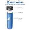 APEC HBB-20 20" Whole House Water Filter Housing 1 Inch Inlet/Outlet view 2