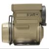 Streamlight 14518 Sidewinder 55-Lumens Compact II Military Flashlight with Helmet Mount & Rail Mount, Box, Coyote view 4