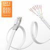 Jadaol Cat 6 Ethernet Cable 1 ft 6-Pack, 10Gbps Support Cat8 Cat7 Network, Flat High Speed LAN Internet Patch Cables, Short Ethernet Cables for Router, Modem, Switch, PC, Laptop, Gaming Console, White view 3