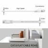 Jadaol Cat 6 Ethernet Cable 1 ft 6-Pack, 10Gbps Support Cat8 Cat7 Network, Flat High Speed LAN Internet Patch Cables, Short Ethernet Cables for Router, Modem, Switch, PC, Laptop, Gaming Console, White view 4