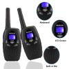 Retevis RT628 Walkie Talkies, Long Range Walkie Talkies for Adults, Belt Clip Key Lock Crystal Voice, Family Two Way Radios 4 Pack with for Camping Hiking(Black,4 Pack) view 3