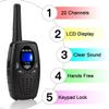 Retevis RT628 Walkie Talkies, Long Range Walkie Talkies for Adults, Belt Clip Key Lock Crystal Voice, Family Two Way Radios 4 Pack with for Camping Hiking(Black,4 Pack) view 4