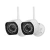 Zmodo Outdoor Security Camera Wireless (2 Pack), 1080p Full HD Home Security Camera System, Works with Alexa and Google Assistant, Silver (ZM-W0002-2) view 1