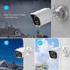 Zmodo Outdoor Security Camera Wireless (2 Pack), 1080p Full HD Home Security Camera System, Works with Alexa and Google Assistant, Silver (ZM-W0002-2) view 3