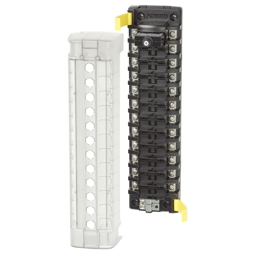 BLUE SEA SYSTEMS Circuit Breaker Block 12CIR IND