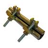 LASCO 13-1336 6-Inch Stainless Steel Clampette (Pipe Repair Clamp) with Two Bolts, Fits 1-1/4-Inch IPS or 1-1/2-Inch L Copper view 1