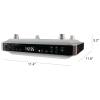iLive Electronics iKBC384S Bluetooth Under the Cabinet Radio with CD Player view 3