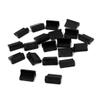 Onwon 20 Pcs Black Rubber USB A Type Female Anti Dust Cover Protector Plugs Stopper Cover view 1