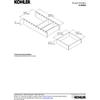Kohler K-99684-1WS Drawer Divider Package in Bamboo for Tailored Vanities view 3
